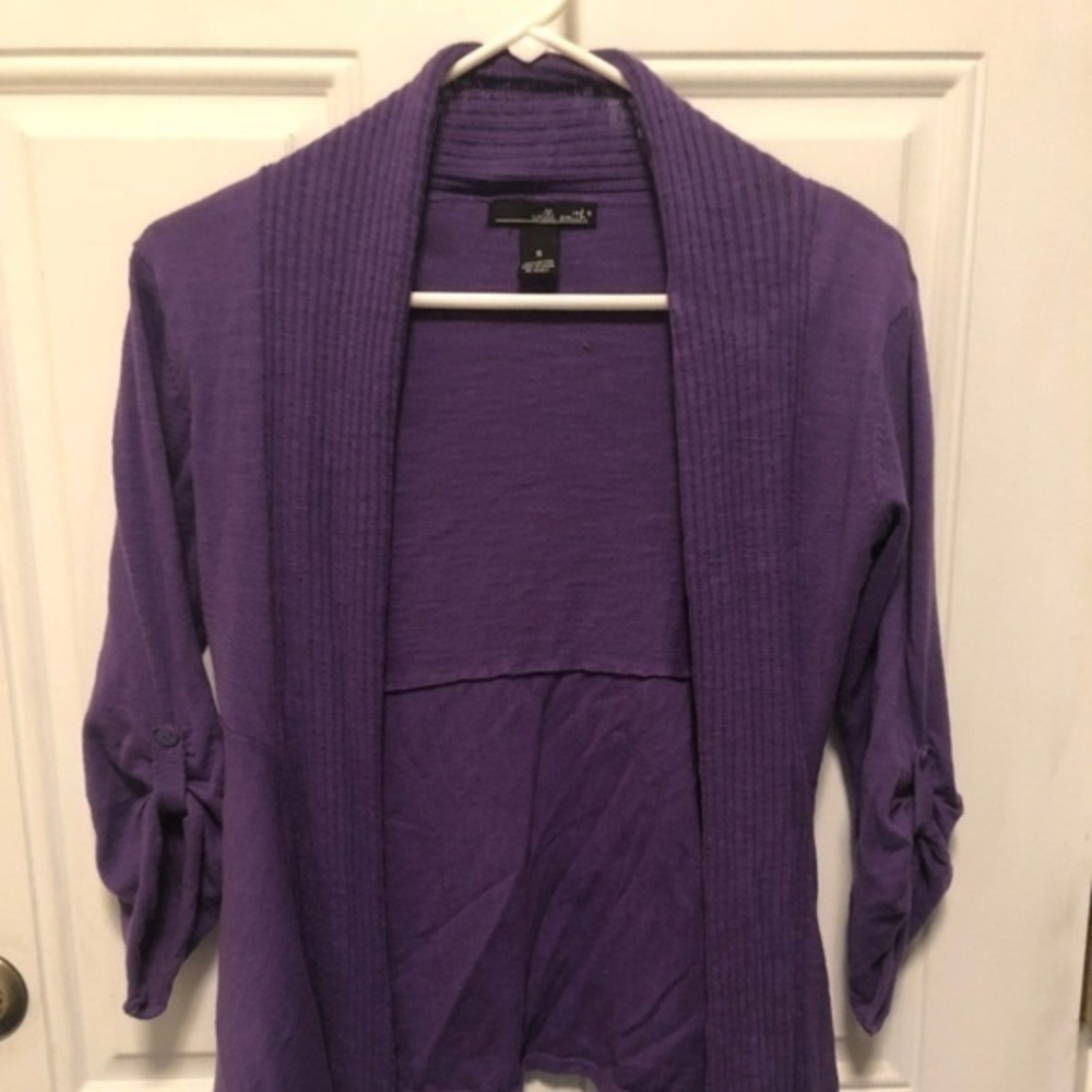 Willi  Smith‎ Women's Small Cardigan Sweater Purple